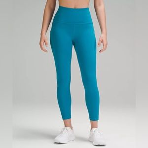 Lululemon Athletica Wunder Train High-Rise Tights with Pockets 25” Size 6
